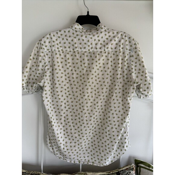 Men’s public Art avocado Print Button Down Size Large Shirt sleeve - Picture 2 of 4